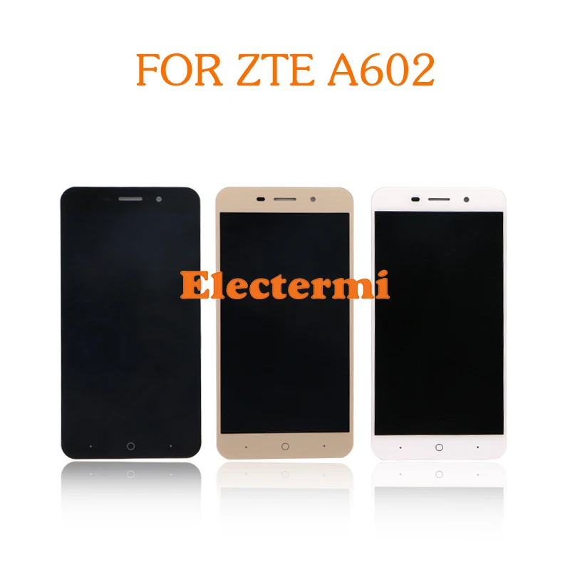 Для ZTE Blade A602 A612 ЖК полный дисплей кодирующий преобразователь сенсорного экрана в сборе Замена с набором инструментов для ремонта
Для ZTE Blade A602 A612 ЖК полный дисплей кодирующий преобразователь сенсорного экрана в сборе Замена с набором инструментов для ремонта