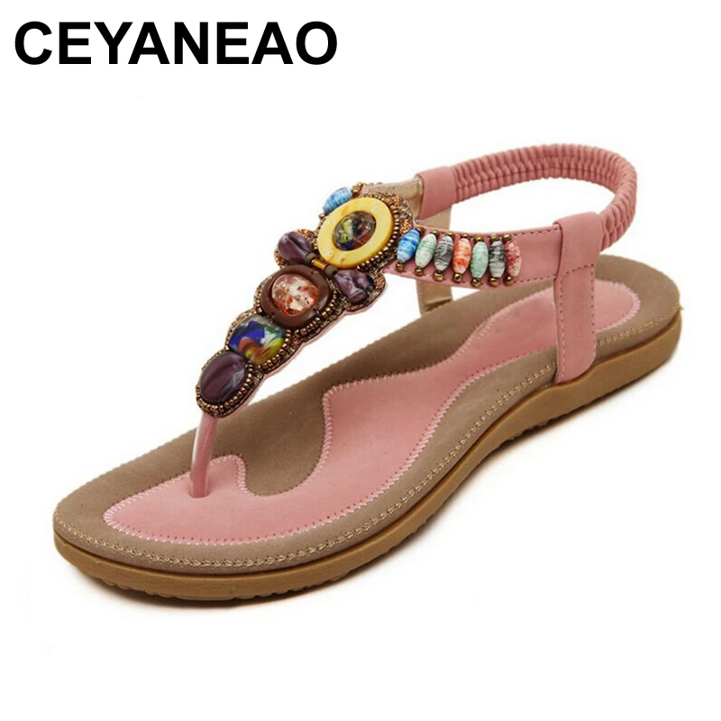 CEYANEAO 2020 Bohemian Women Sandals Gemstone Beaded Slippers Summer Beach Sandals Women Flip Flops Ladies Flat Sandals Shoes
CEYANEAO 2020 Bohemian Women Sandals Gemstone Beaded Slippers Summer Beach Sandals Women Flip Flops Ladies Flat Sandals Shoes