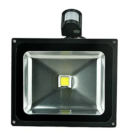 

(10pcs/lot) 85-265V 10w/20w/30w/50w/70w/100W PIR LED Flood light lamp with Motion detective Sensor Outdoor LED Floodlight spot