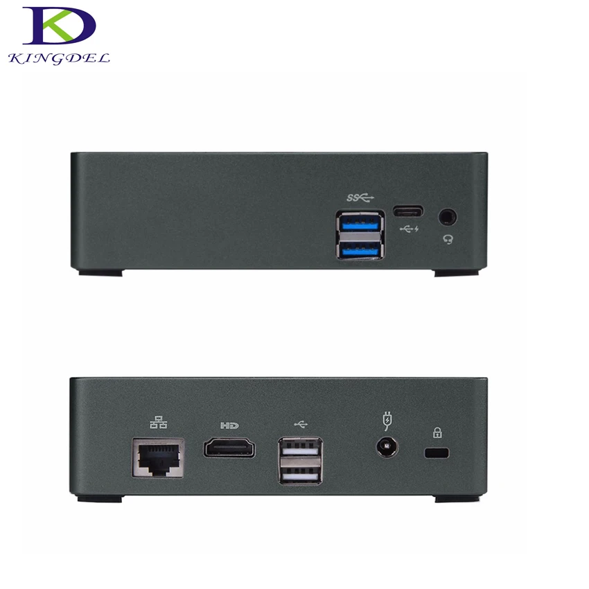 Настольный компьютер Intel 6 го поколения Core i7 6500U неттоп NUC TV Box HTPC HD520 Graphics 4K WiFi