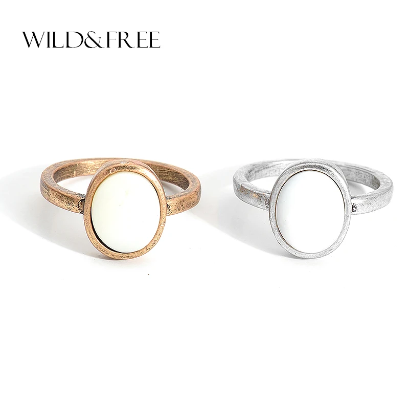 Wild & Free Vintage Antique Gold Color Single Rings With Natural Shell Round Geometric Oval Ring For Women Summer Beach Jewelry
Wild & Free Vintage Antique Gold Color Single Rings With Natural Shell Round Geometric Oval Ring For Women Summer Beach Jewelry