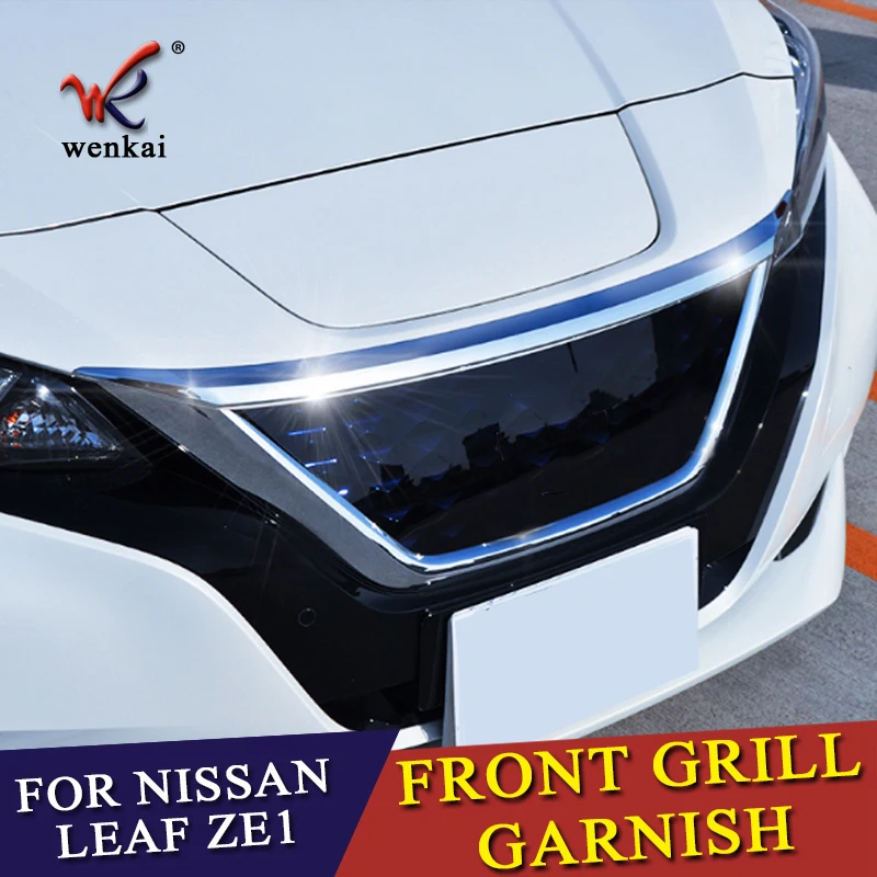For Nissan Leaf ZE1 2017 2018 2019 1pcs Car Garnish Cover ABS Chrome Front Engine Machine Grille Upper Hood Lid Trim Lamp
For Nissan Leaf ZE1 2017 2018 2019 1pcs Car Garnish Cover ABS Chrome Front Engine Machine Grille Upper Hood Lid Trim Lamp
