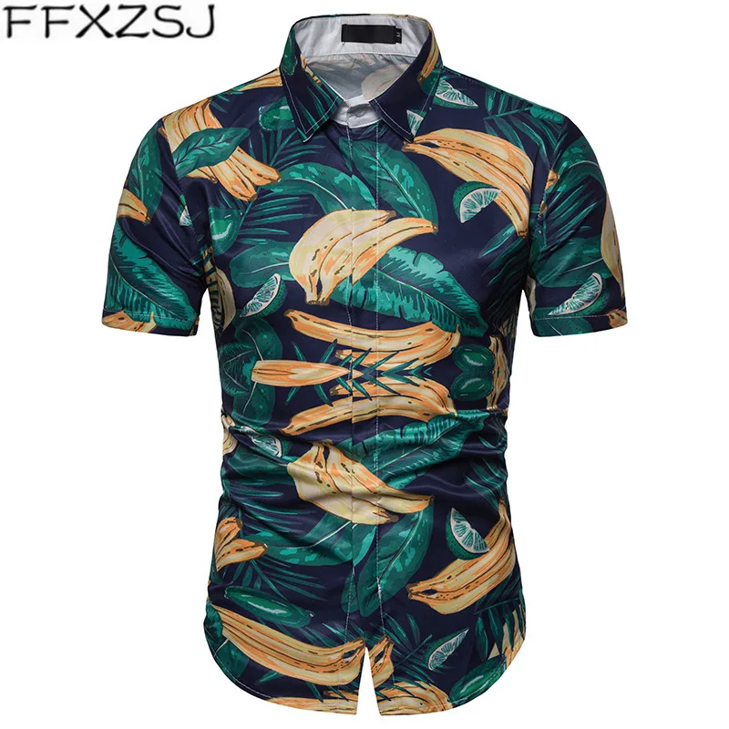Mens 3D Banana Print Hawaiian Shirt 2019 Summer New Short Sleeve Shirt Men Beach Holiday Vacation Tops Shirts Male Camisa Hombre
Mens 3D Banana Print Hawaiian Shirt 2019 Summer New Short Sleeve Shirt Men Beach Holiday Vacation Tops Shirts Male Camisa Hombre