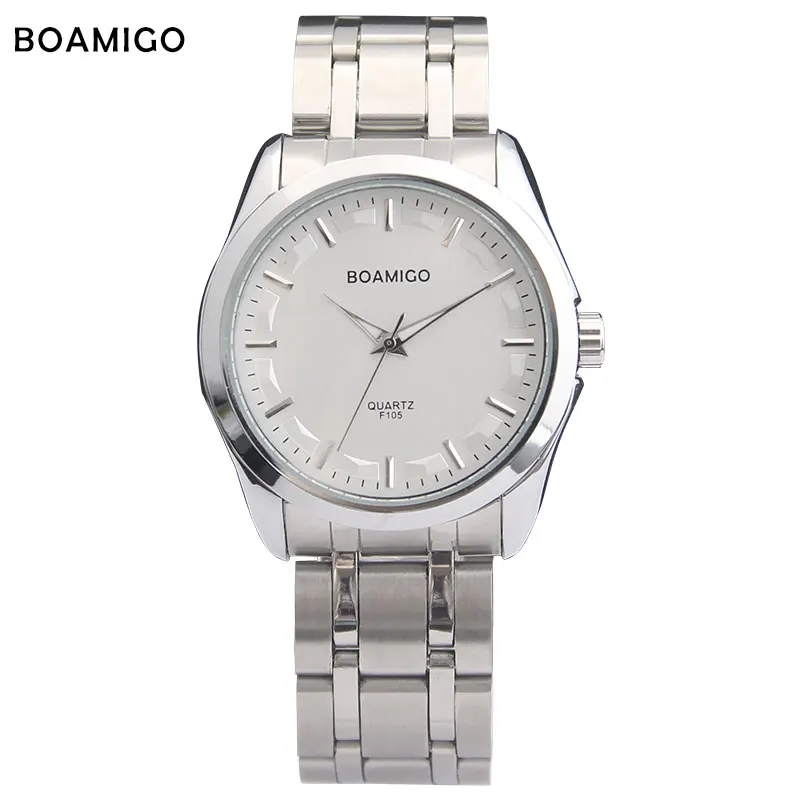 men quartz watch silver steel band fashion business dress watches for men BOAMIGO brand hot male wristwatches relogio masculino
men quartz watch silver steel band fashion business dress watches for men BOAMIGO brand hot male wristwatches relogio masculino