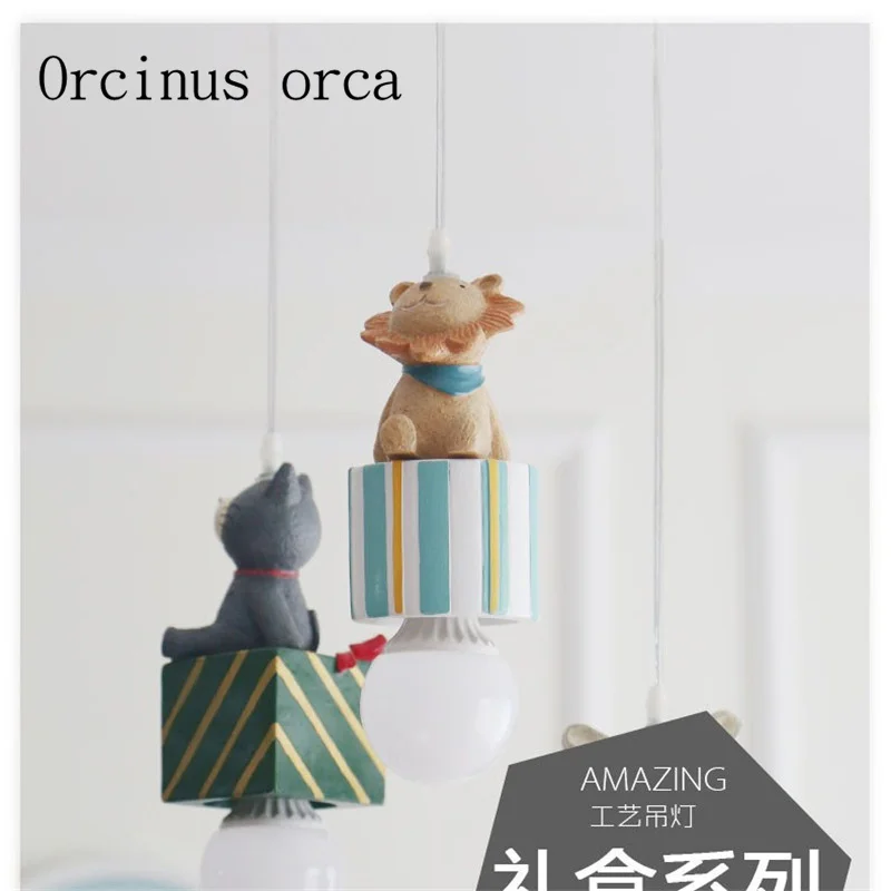 American simple children's room chandeliers boys and girls bedroom restaurant bar cute cartoon small animal Chandelier
American simple children's room chandeliers boys and girls bedroom restaurant bar cute cartoon small animal Chandelier