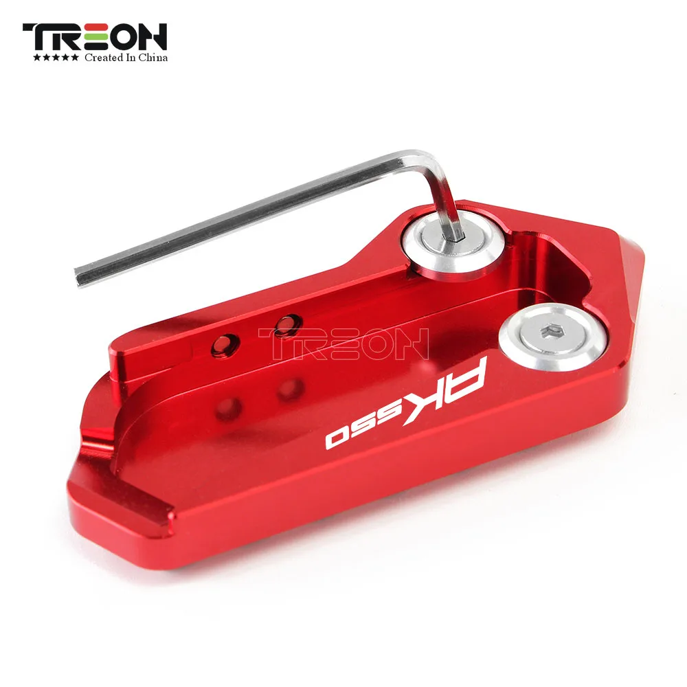 For KYMCO AK550 2017 Expand Kickstand Side Stand Extension Enlarge Pad CNC Aluminum Motorcycle Accessories
For KYMCO AK550 2017 Expand Kickstand Side Stand Extension Enlarge Pad CNC Aluminum Motorcycle Accessories
