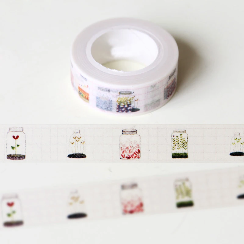 1.5*10m Glass Bottle washi tape DIY decoration scrapbooking planner masking tape adhesive tape kawaii stationery
1.5*10m Glass Bottle washi tape DIY decoration scrapbooking planner masking tape adhesive tape kawaii stationery