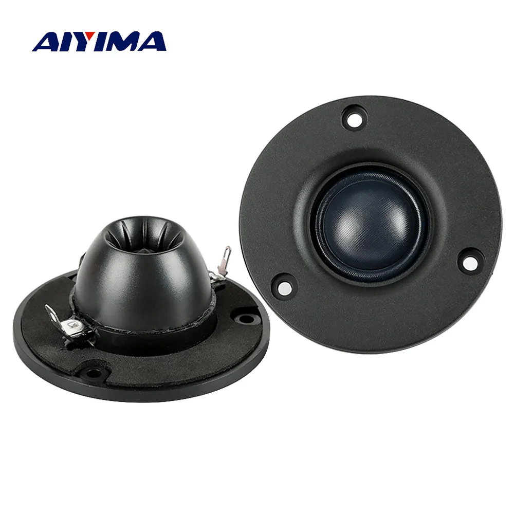 

AIYIMA Audio 2Pcs 3 Inch Speaker Tweeter 4 8 Ohm 15W Hifi Silk Dome 25 Core Treble Speaker Neodymium Loudspeaker Home Theater