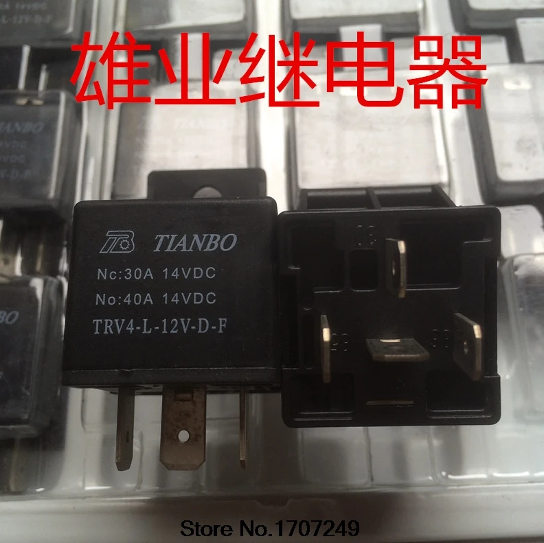 Бесплатная доставка 100% новое оригинальное реле 5 шт./лот TRV4-L-12V-D-F 40 А 14 В постоянного тока 4 контакта
Бесплатная доставка 100% новое оригинальное реле 5 шт./лот TRV4-L-12V-D-F 40 А 14 В постоянного тока 4 контакта