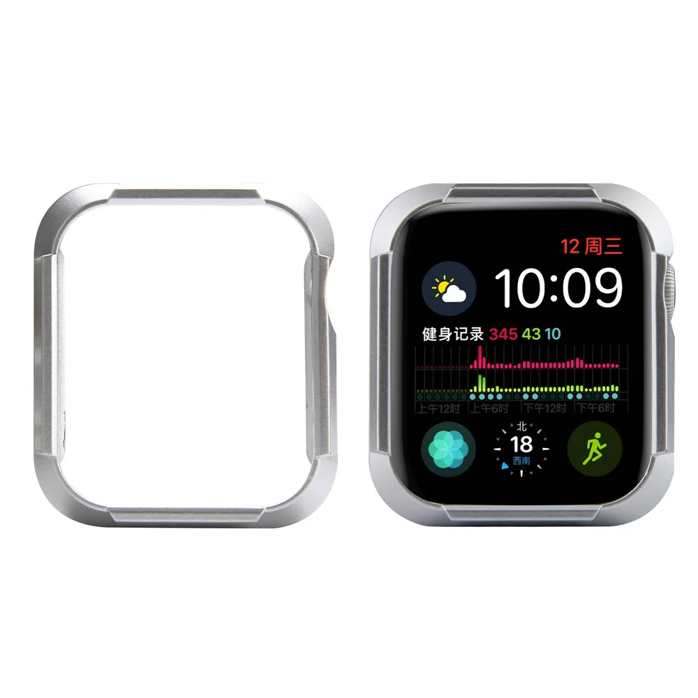 

For Apple Watch Series 6 5 4 SE 40MM 44MM Case Rugged Armor PC Shock Absorption Cover Hard Protective Bumper for iWatch Shell