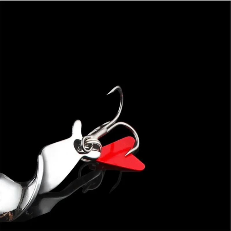 1Pcs Spoon Fishing Lure 10g14g21g28g Metal Sequins Artificial bait Spinnerbait Treble Hook Hard Lures tackle | Спорт и развлечения