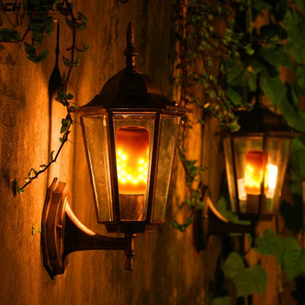 Flame bulb LED Flame Flickering Effect Fire Light Bulbs E26/E27 Simulated Atmosphere Lamps for Hotel Bars Home Decoration
Flame bulb LED Flame Flickering Effect Fire Light Bulbs E26/E27 Simulated Atmosphere Lamps for Hotel Bars Home Decoration