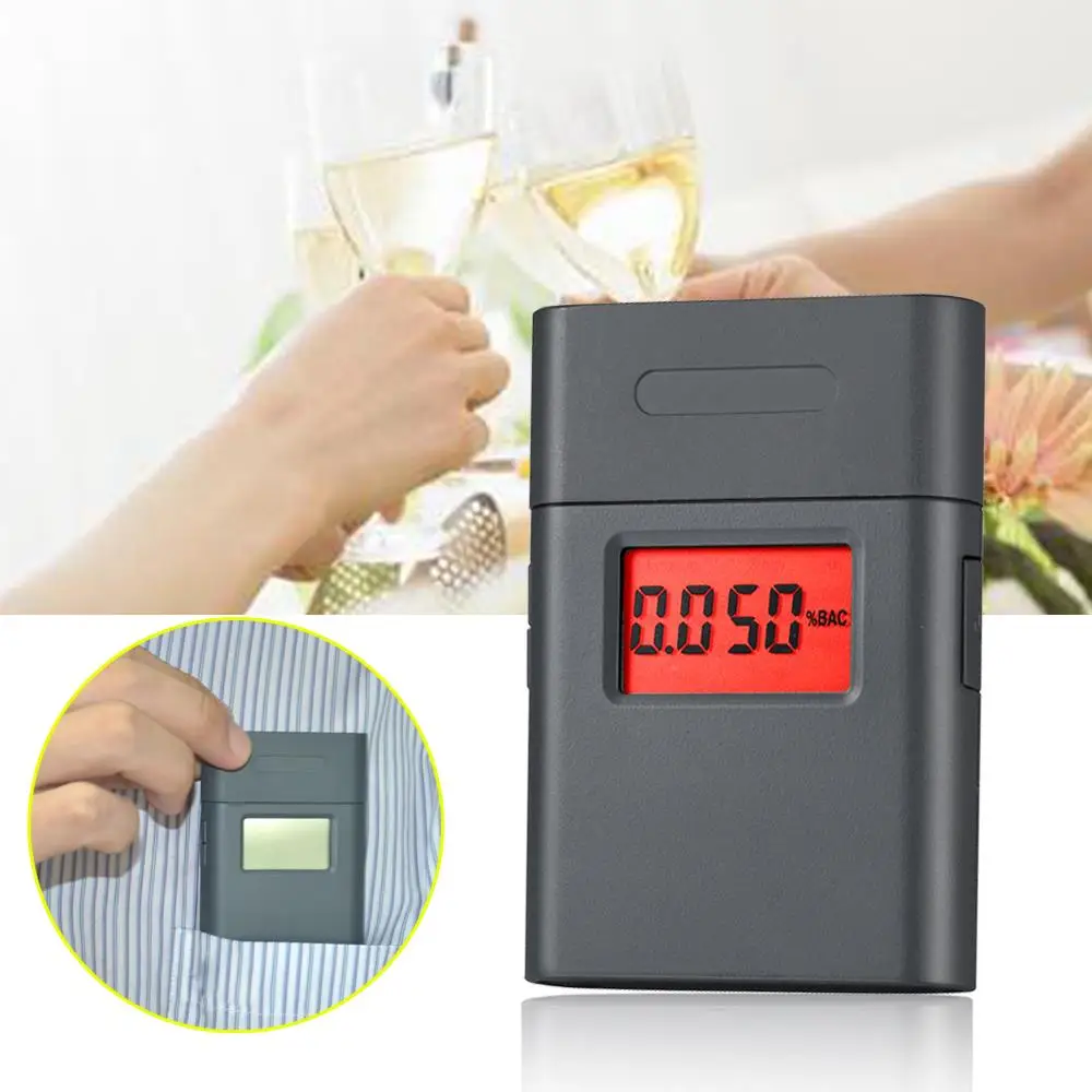 

Patent factory LCD Display Digital Breath Alcohol Tester Breathalyzer Driving BAC Analyzer Free Shipping &Drop shipping