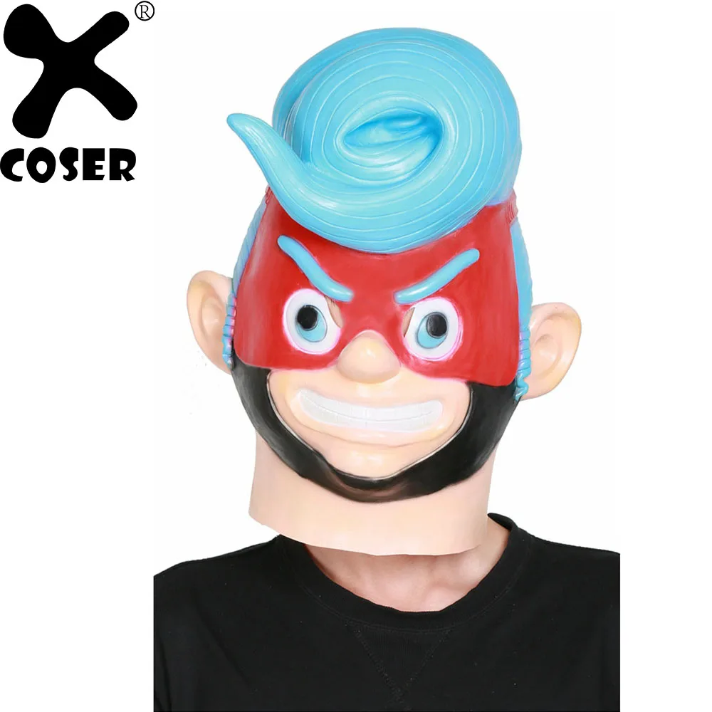 XCOSER руки игры Весна латекс человек маска полный голову шлем маски для взрослых