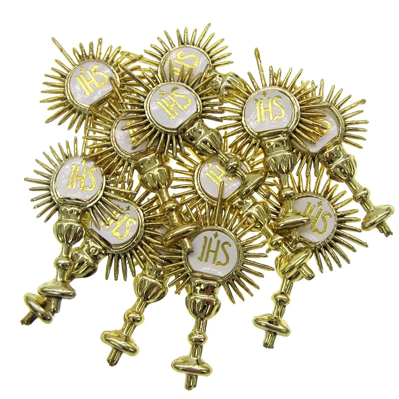 12Pcs Mini first communion favor gold holy sacrament baptism christening party table decoration 27 x 44mm
12Pcs Mini first communion favor gold holy sacrament baptism christening party table decoration 27 x 44mm