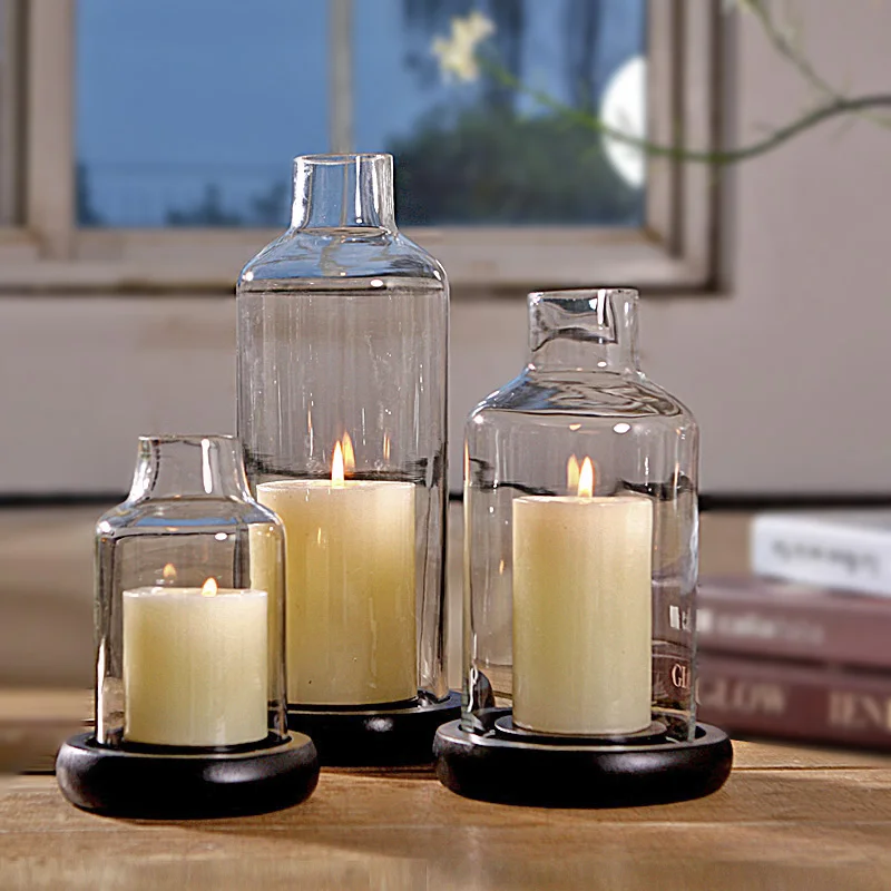 and contracted glass candlestick furnishing articles candlelight dinner wedding birthday props example room decoration
and contracted glass candlestick furnishing articles candlelight dinner wedding birthday props example room decoration