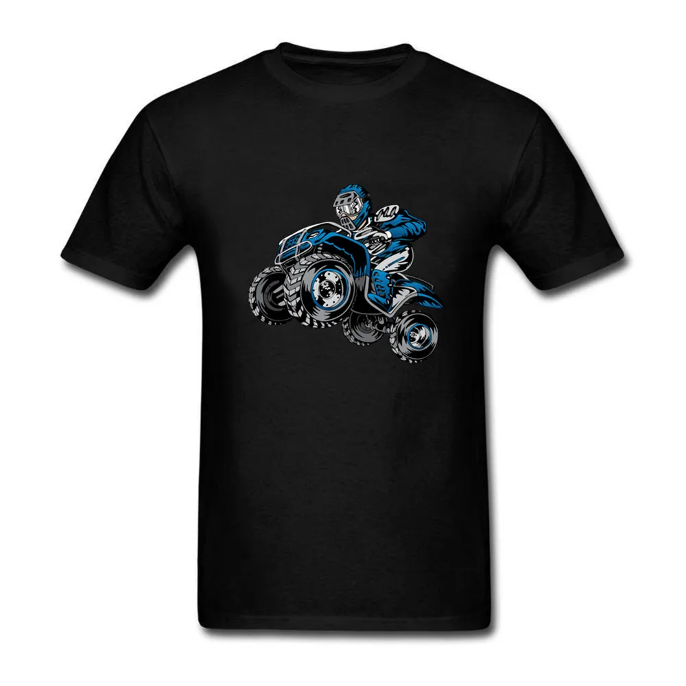 NLKING брендовые новые летние хлопковые шеи футболку Для мужчин с Yamaha ATV рубашка