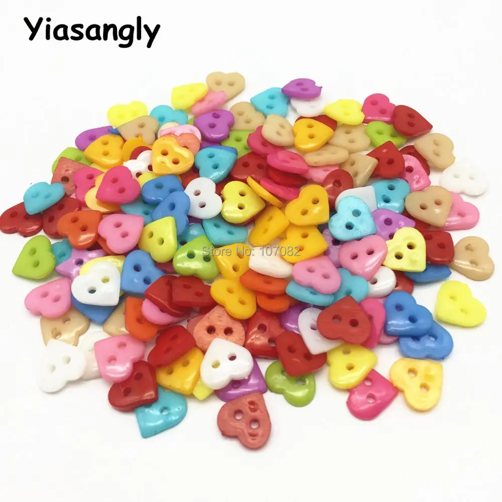 100pcs 10x11mm Heart Shape Plastic 2 Holes Buttons Flatback Sewing Button For Card Making Scrapbooking Crafts
100pcs 10x11mm Heart Shape Plastic 2 Holes Buttons Flatback Sewing Button For Card Making Scrapbooking Crafts