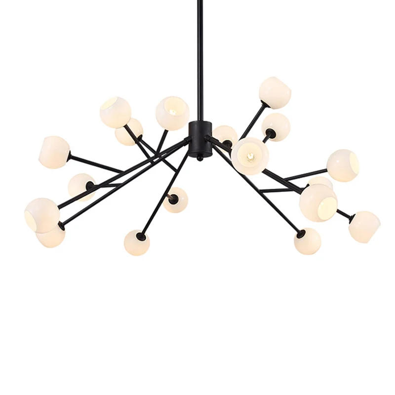 Nordic pastoral small restaurant bar living room pendant light modern glass ball branch spider clothing store pendant lamp
Nordic pastoral small restaurant bar living room pendant light modern glass ball branch spider clothing store pendant lamp