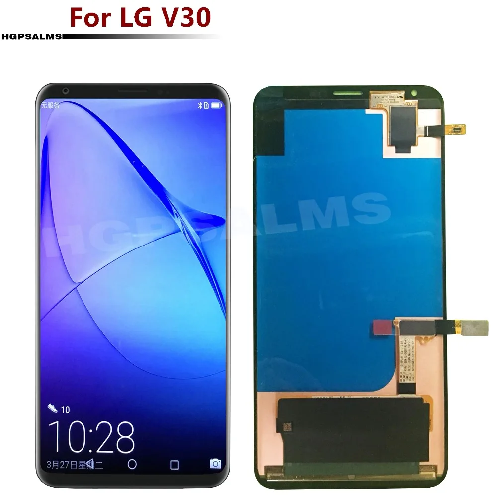Для LG V30 ЖК дисплей сенсорный экран стекло дигитайзер панель Стекло сенсор в