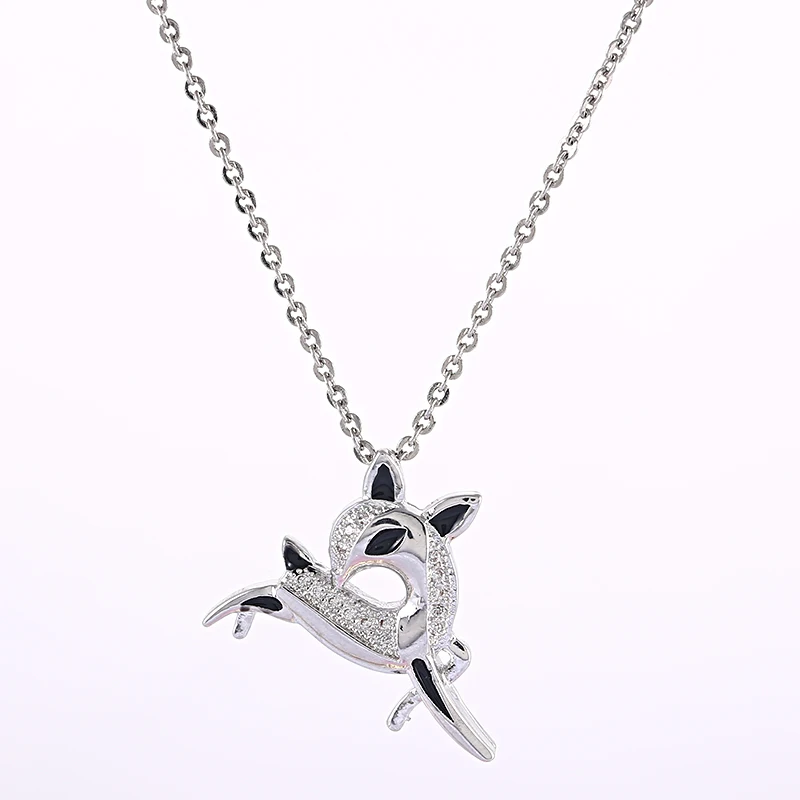 Fashion Jewelry Shining Zircon Deer Charms Necklaces Pendants For Women Diy Micro Pave Animal Beads Necklaces Chokers Bijoux
Fashion Jewelry Shining Zircon Deer Charms Necklaces Pendants For Women Diy Micro Pave Animal Beads Necklaces Chokers Bijoux