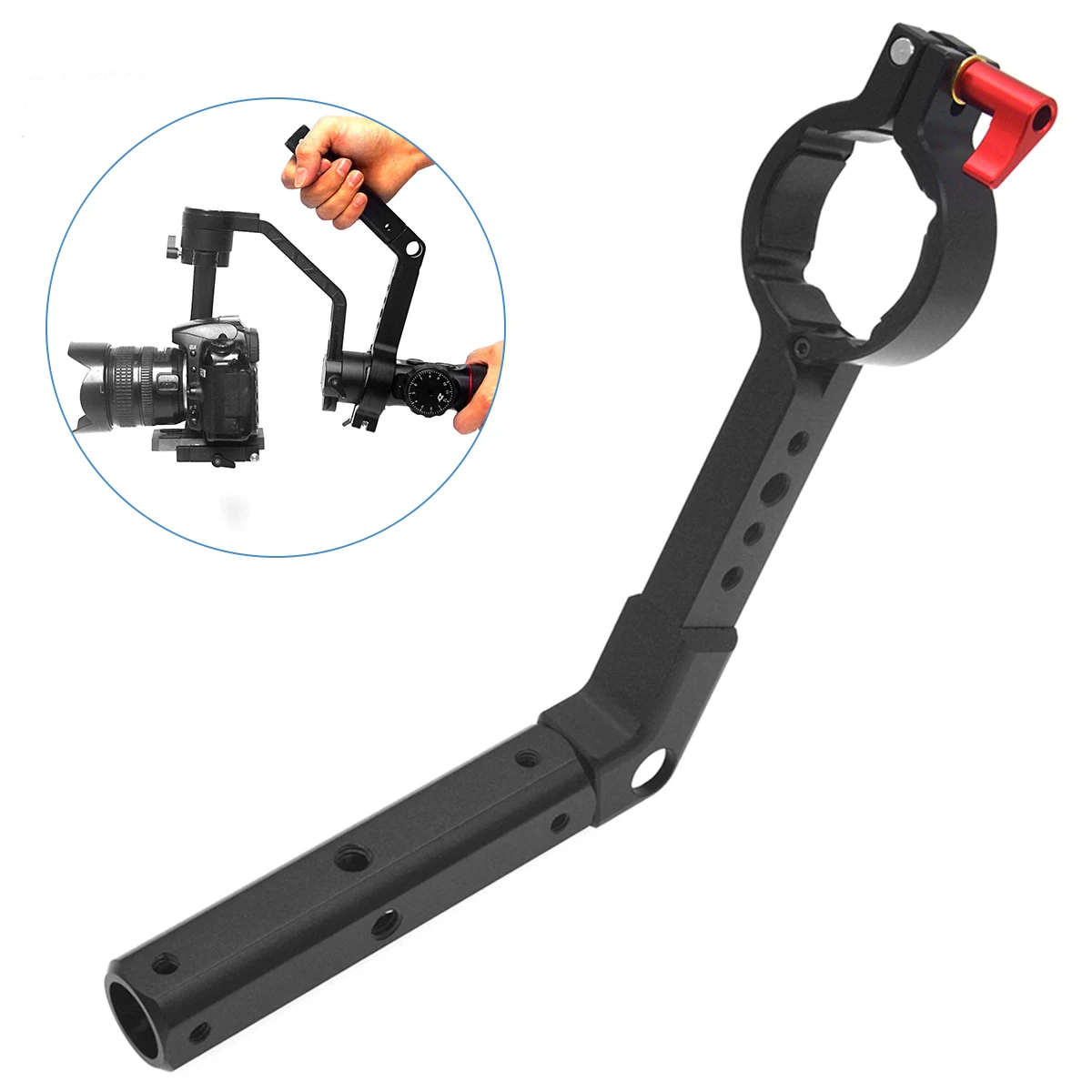 Кронштейн для крепления ручки DJI Ronin S Crane 2, эргономичный дизайн из алюминиевого сплава
Кронштейн для крепления ручки DJI Ronin S Crane 2, эргономичный дизайн из алюминиевого сплава