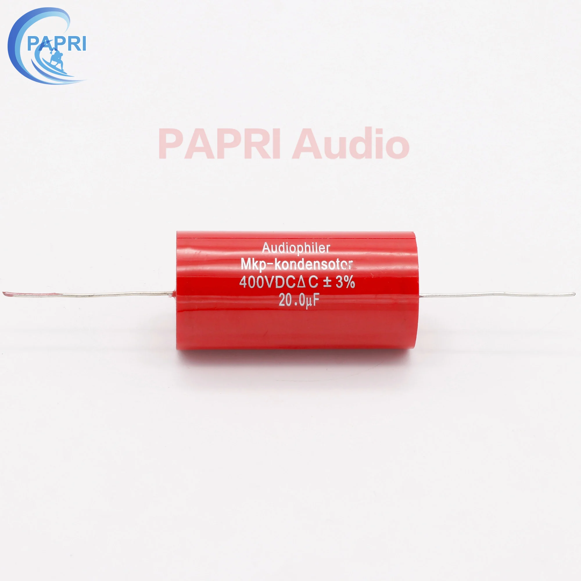 PAPRI 20UF 400VDC Axial MKP DIY Audio Grade Capacitor For HiFi Tube Guitar Amplifier Lot/1PCS
PAPRI 20UF 400VDC Axial MKP DIY Audio Grade Capacitor For HiFi Tube Guitar Amplifier Lot/1PCS