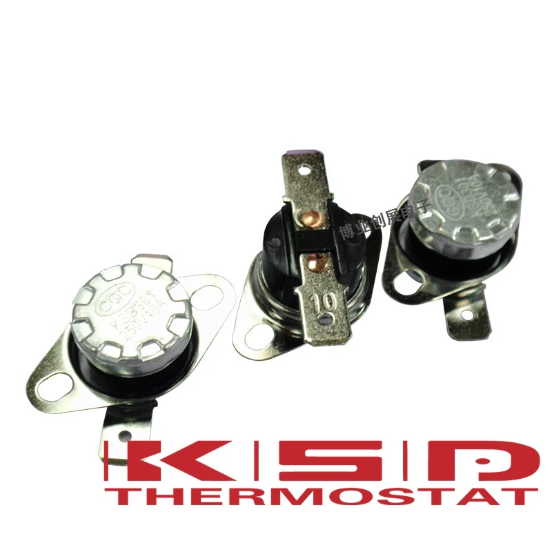 5 шт./партия KSD301 40-130 градусов 10A250V N.C. Нормально закрытый № Термостат NormallyOpen 45/50/90/95/85/180/
5 шт./партия KSD301 40-130 градусов 10A250V N.C. Нормально закрытый № Термостат NormallyOpen 45/50/90/95/85/180/