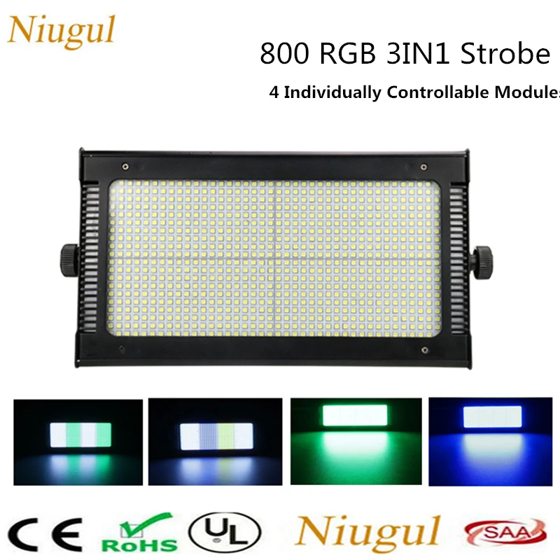 High Power Strobe 800 RGB LED Strobe Light/4 Individually Controllable Moduels LED Flash Light/Breathing Effect Stage Lighting
High Power Strobe 800 RGB LED Strobe Light/4 Individually Controllable Moduels LED Flash Light/Breathing Effect Stage Lighting