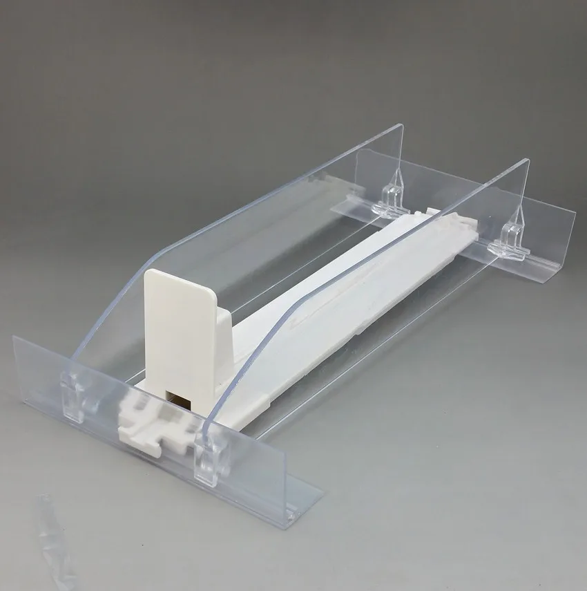 Plastic Supermarket Retail Shelf PS Transparent Dividers L 336mm Matched With Pushing System And Rails Available 200pcs
Plastic Supermarket Retail Shelf PS Transparent Dividers L 336mm Matched With Pushing System And Rails Available 200pcs