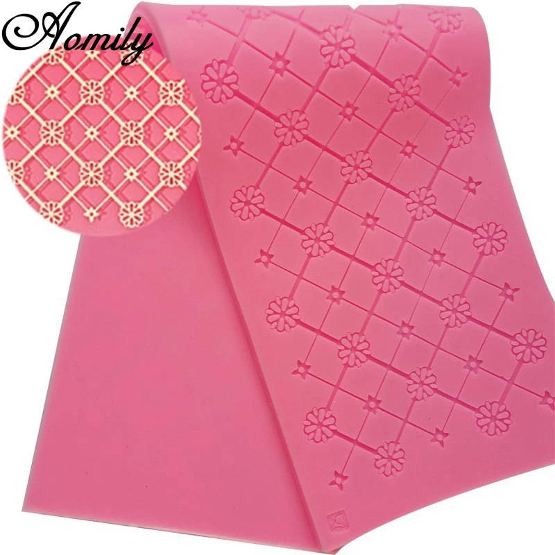 Aomily Lace Wedding Cake Silicone Beautiful Decorating Fondant Mold Mousse Sugarcraft Icing Mat Pad Pastry Kitchen Baking Tools
Aomily Lace Wedding Cake Silicone Beautiful Decorating Fondant Mold Mousse Sugarcraft Icing Mat Pad Pastry Kitchen Baking Tools