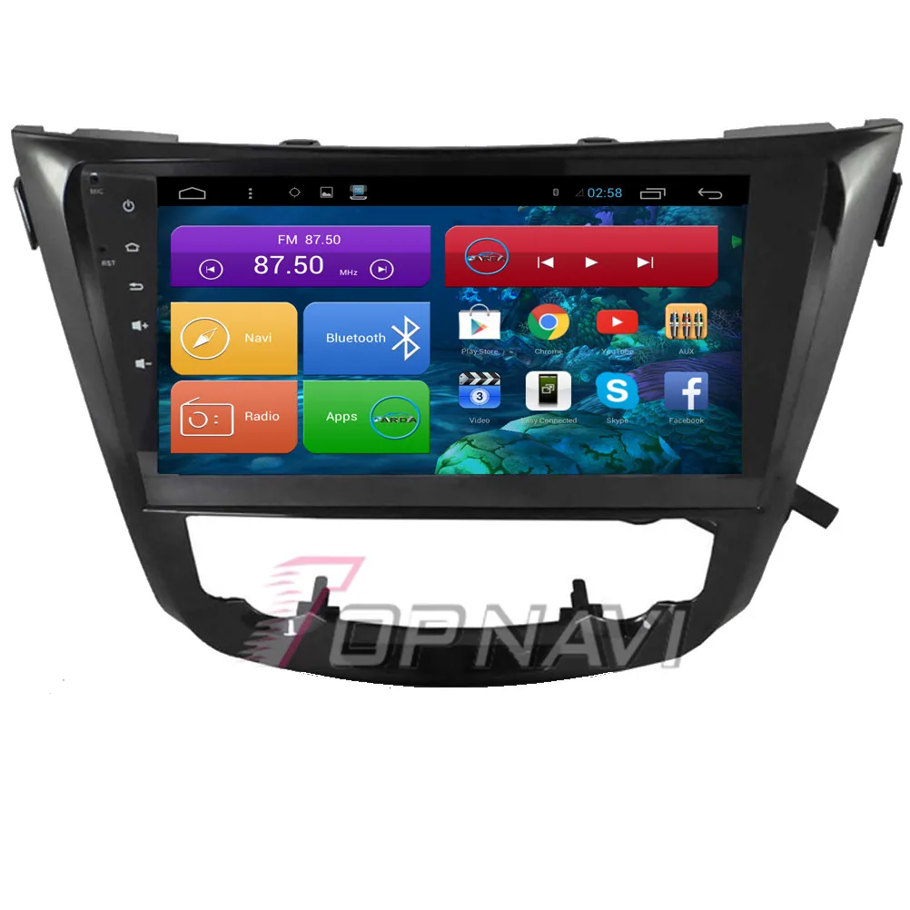 TOPNAVI Quad Core Android 6.0 Car GPS Navigation for Nissan X-Trail 2015 Autoradio Multimedia Audio Stereo,NO DVD
TOPNAVI Quad Core Android 6.0 Car GPS Navigation for Nissan X-Trail 2015 Autoradio Multimedia Audio Stereo,NO DVD