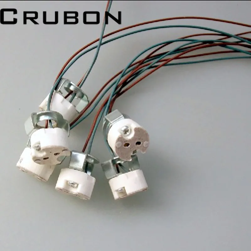 CRUBON MR16 gu5.3 mr11 lamp with 10mm stand fixture and 20cm high temperature wire MR16 lamp base
CRUBON MR16 gu5.3 mr11 lamp with 10mm stand fixture and 20cm high temperature wire MR16 lamp base