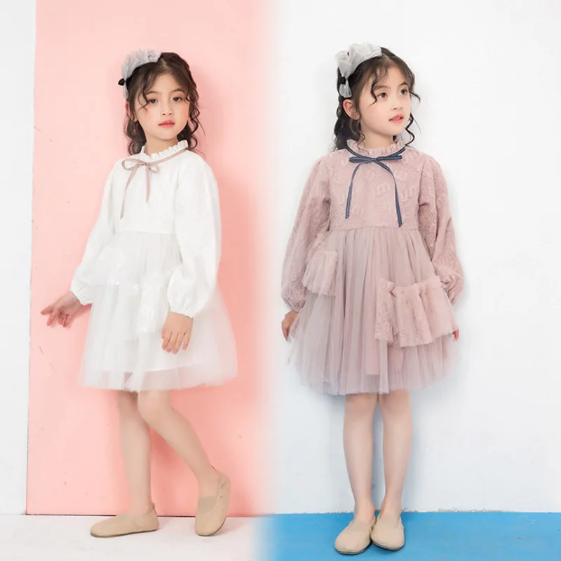 New Kids Dresses Solid Crew Neck Bowknot Pincess Dresses for Girls 4 to 12 years Girls Dresses
New Kids Dresses Solid Crew Neck Bowknot Pincess Dresses for Girls 4 to 12 years Girls Dresses