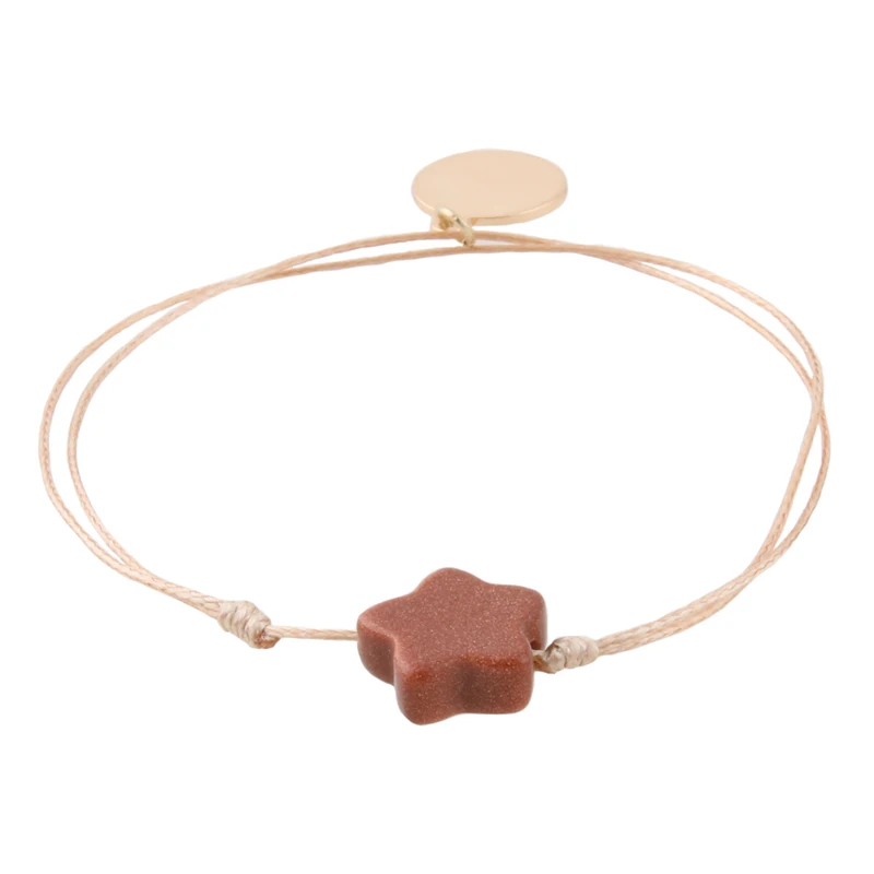 NeeFuWoFu Natural stone star Bracelets Rope de Madera Pulseira Estrela de Cinco Pontas adjustable Fashion jewelry wholesael
NeeFuWoFu Natural stone star Bracelets Rope de Madera Pulseira Estrela de Cinco Pontas adjustable Fashion jewelry wholesael