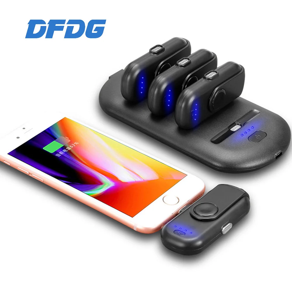 DFDG Pad Finger 5 зарядных пакетов power bank магнитное притяжение зарядное устройство для