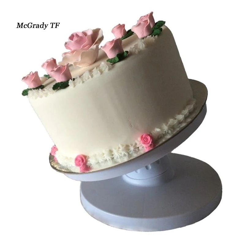 23CM Cake Revolving Stand Tilting For Easy Decorating Make Cake Icing Cake Turntable Platform Fondant Cake Decorating Tool
23CM Cake Revolving Stand Tilting For Easy Decorating Make Cake Icing Cake Turntable Platform Fondant Cake Decorating Tool