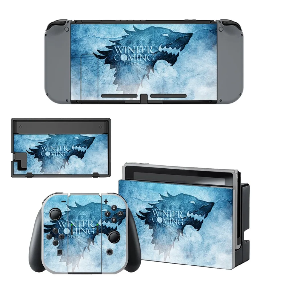 Winter is Coming Skin Sticker Decal For Nintendo Switch Console and Controller for NS Protector Cover Skins Stickers Vinyl | Электроника