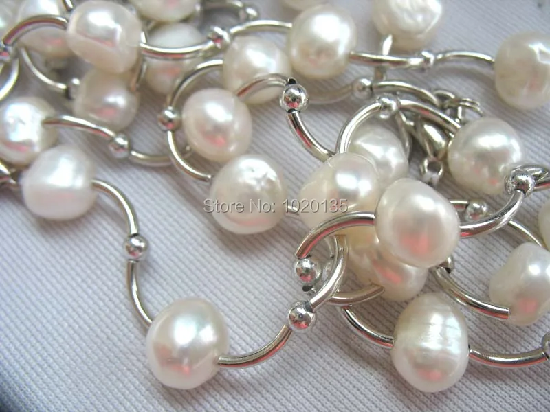 5strands freshwater pearl white baroque 8inch bracelet nature 8-9mm wholesale beads gift hot FPPJ
5strands freshwater pearl white baroque 8inch bracelet nature 8-9mm wholesale beads gift hot FPPJ