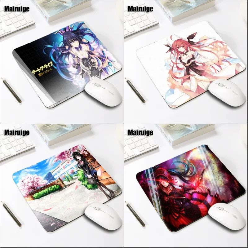 Фото Mairuige Специальное предложение Мышь pad Date A Live аниме милые девушки коврик Kotori и Tohka