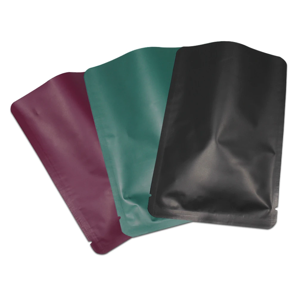 Wholesale 100Pcs/Lot Matte Open Top Pure Aluminum Foil Heat Seal Packaging Bag For Coffee Sugar Snack Storing Food Mylar Pouches
Wholesale 100Pcs/Lot Matte Open Top Pure Aluminum Foil Heat Seal Packaging Bag For Coffee Sugar Snack Storing Food Mylar Pouches