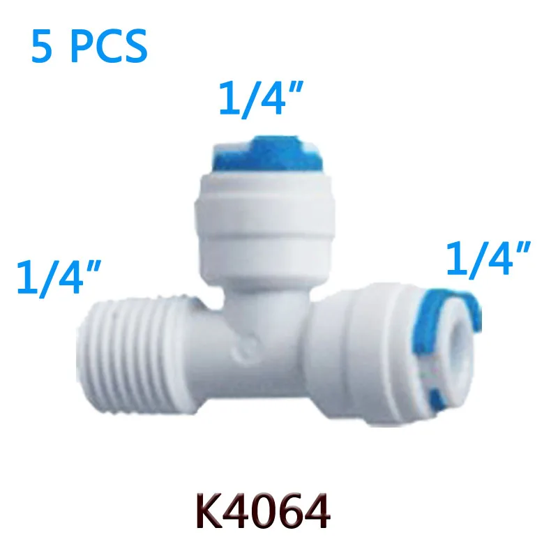 5 шт. 1/4 "внешний диаметр трубы шланг 1/4" промужчинились тройниковый переходник быстрое подключение воды при помощи обратного осмоса Разъем Ф... 
5 шт. 1/4 "внешний диаметр трубы шланг 1/4" промужчинились тройниковый переходник быстрое подключение воды при помощи обратного осмоса Разъем Ф...