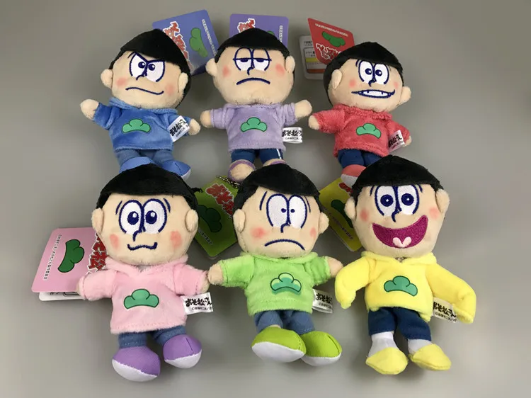 5 шт./лот милая плюшевая игрушка Osomatsu Kun мягкие плюшевые куклы кулон подарок для