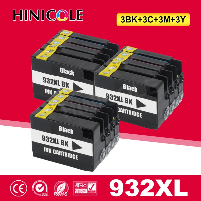 HINICOLE 3 комплекта полный картридж Замена для HP 932 933 XL для HP932 Officejet 6100 6600 6700 7110 7610 7612 принтер
HINICOLE 3 комплекта полный картридж Замена для HP 932 933 XL для HP932 Officejet 6100 6600 6700 7110 7610 7612 принтер