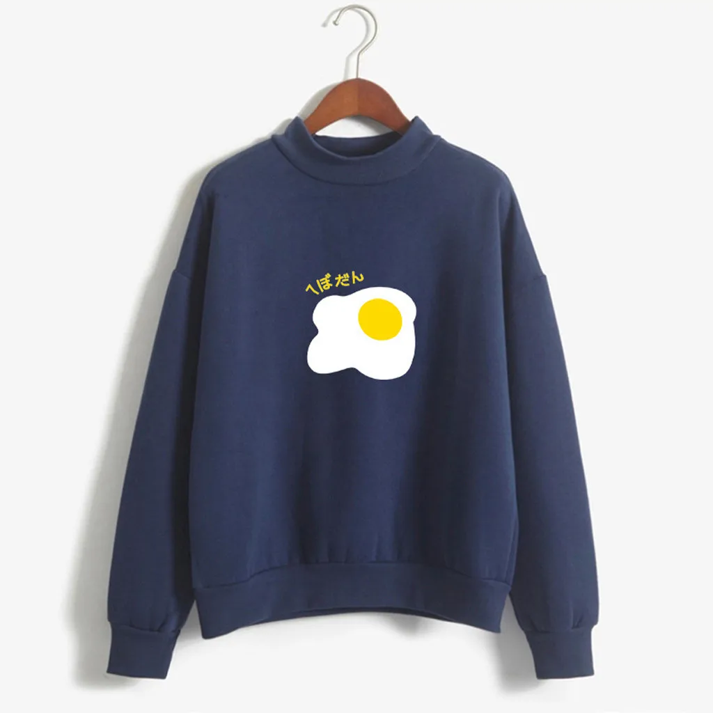 2019 Autumn and winter fashion hot selling Sweatshirt women's O-neck solid color poached egg pattern long-sleeved 40*
2019 Autumn and winter fashion hot selling Sweatshirt women's O-neck solid color poached egg pattern long-sleeved 40*