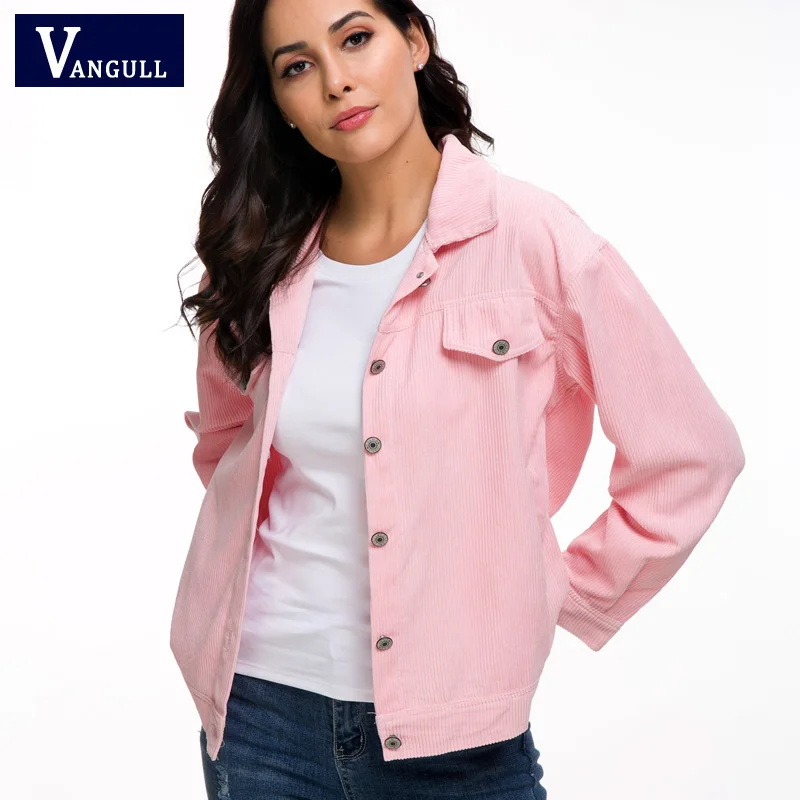VANGULL Harajuku Corduroy Jackets Women Shirt Coats Ladies Elegant Shirts Tops Cute Jacket 2019 New Spring Fashion Female Top
VANGULL Harajuku Corduroy Jackets Women Shirt Coats Ladies Elegant Shirts Tops Cute Jacket 2019 New Spring Fashion Female Top