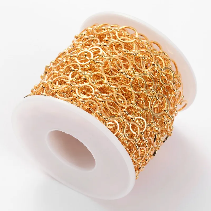 10m/roll Brass Handmade Chains with Spool for Jewelry Making DIY Bracelet Necklace Findings Accessories Material
10m/roll Brass Handmade Chains with Spool for Jewelry Making DIY Bracelet Necklace Findings Accessories Material