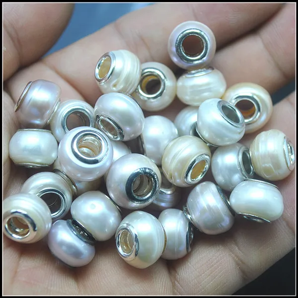 4PCS European Beads Freshwater Pearl Big Hole For Shaballa Size 8X12MM Size 5MM For Women Bracelets
4PCS European Beads Freshwater Pearl Big Hole For Shaballa Size 8X12MM Size 5MM For Women Bracelets