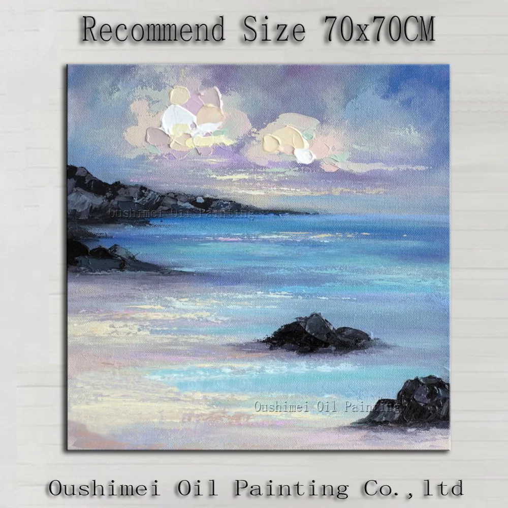 Hand Painted White Clouds Seascape Paintings on Canvas Modern Painting Hang Picture Abstract Beach Landscape Oil Painting
Hand Painted White Clouds Seascape Paintings on Canvas Modern Painting Hang Picture Abstract Beach Landscape Oil Painting
