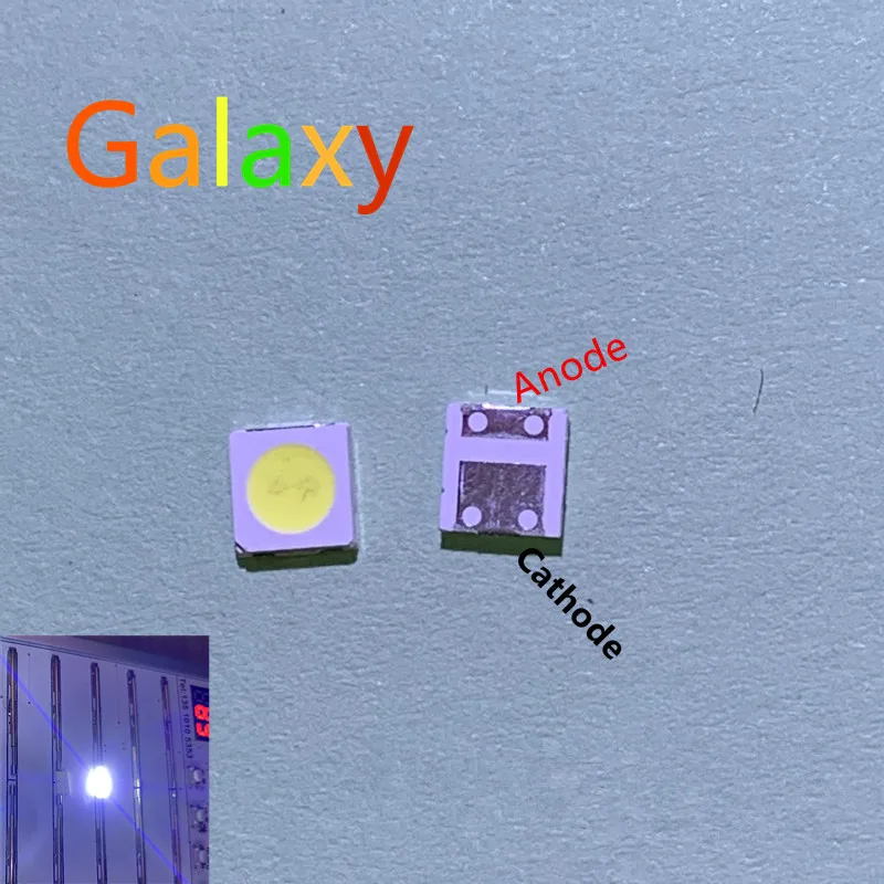 Подсветка для телевизора 100 пк диоды 1 вт 3 в 3535 SMD LED Televisao холодный белый 3537 лм